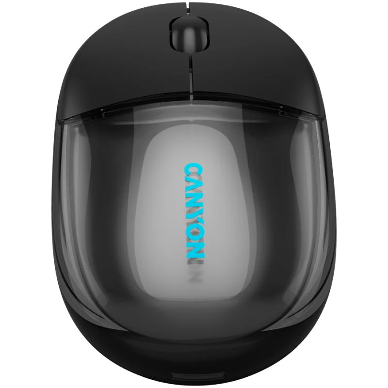 CANYON mouse OnClick 24 BT/ Wireless Transparent/Black - 1