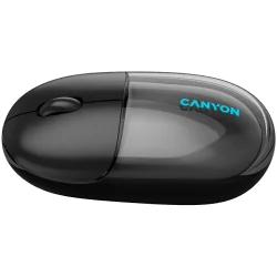 CANYON mouse OnClick 24 BT/ Wireless Transparent/Black - 12