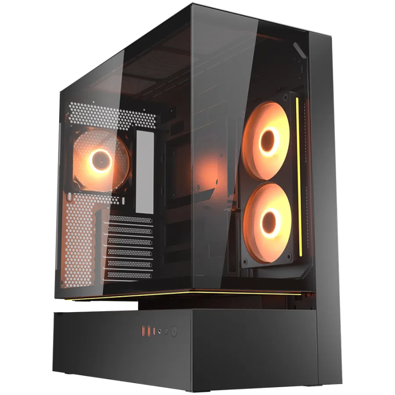 COUGAR CFV235 PC Case, Mid Tower, Black - 1