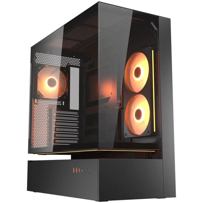 COUGAR CFV235 PC Case, Mid Tower, Black - 1