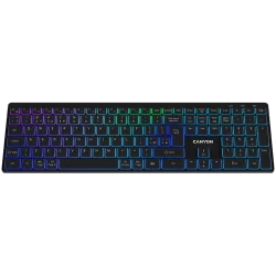 CANYON keyboard HKB-W11 UK/US RGB Dual Mode Wireless Black - 7