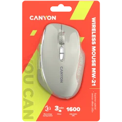 CANYON mouse MW-21 BlueLED 7buttons Wireless Cosmic Latte - 12