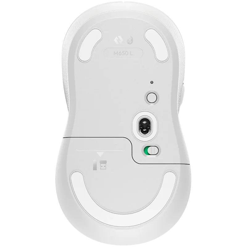 LOGITECH M650L Signature Bluetooth Mouse - OFF-WHITE - 1