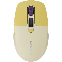CANYON mouse MW-26 LCD Silent Dual Mode Wireless Yellow - 9