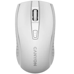 CANYON MW-7, 2.4Ghz wireless mouse, 6 buttons, DPI 800/1200/1600, with 1 AA battery ,size 110*60*37mm,58g,white - 7