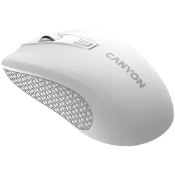 CANYON MW-7, 2.4Ghz wireless mouse, 6 buttons, DPI 800/1200/1600, with 1 AA battery ,size 110*60*37mm,58g,white - 11