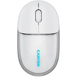 CANYON mouse OnClick 24 BT/ Wireless Transparent/White - 10