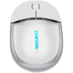 CANYON mouse OnClick 24 BT/ Wireless Transparent/White - 11