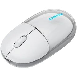 CANYON mouse OnClick 24 BT/ Wireless Transparent/White - 14