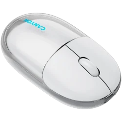 CANYON mouse OnClick 24 BT/ Wireless Transparent/White - 17