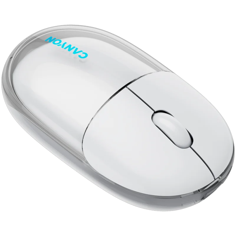 CANYON mouse OnClick 24 BT/ Wireless Transparent/White - 1