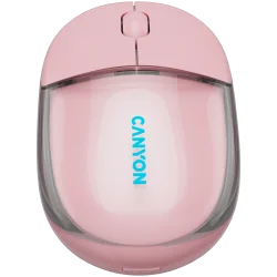 CANYON mouse OnClick 24 BT/ Wireless Transparent/Pink - 11