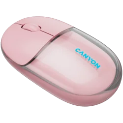 CANYON mouse OnClick 24 BT/ Wireless Transparent/Pink - 12