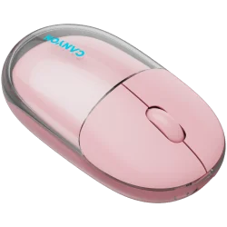 CANYON mouse OnClick 24 BT/ Wireless Transparent/Pink - 17