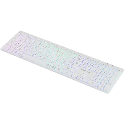 CANYON keyboard HKB-W11 UK/US RGB Dual Mode Wireless White - 9