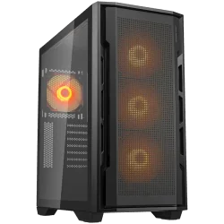 COUGAR UNIFACE RGB PC Case, Mid Tower, Black - 1