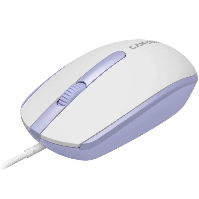 CANYON mouse M-10 Wired White Lavender - 1