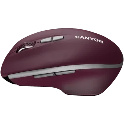 CANYON mouse MW-21 BlueLED 7buttons Wireless Burgundy Red - 8