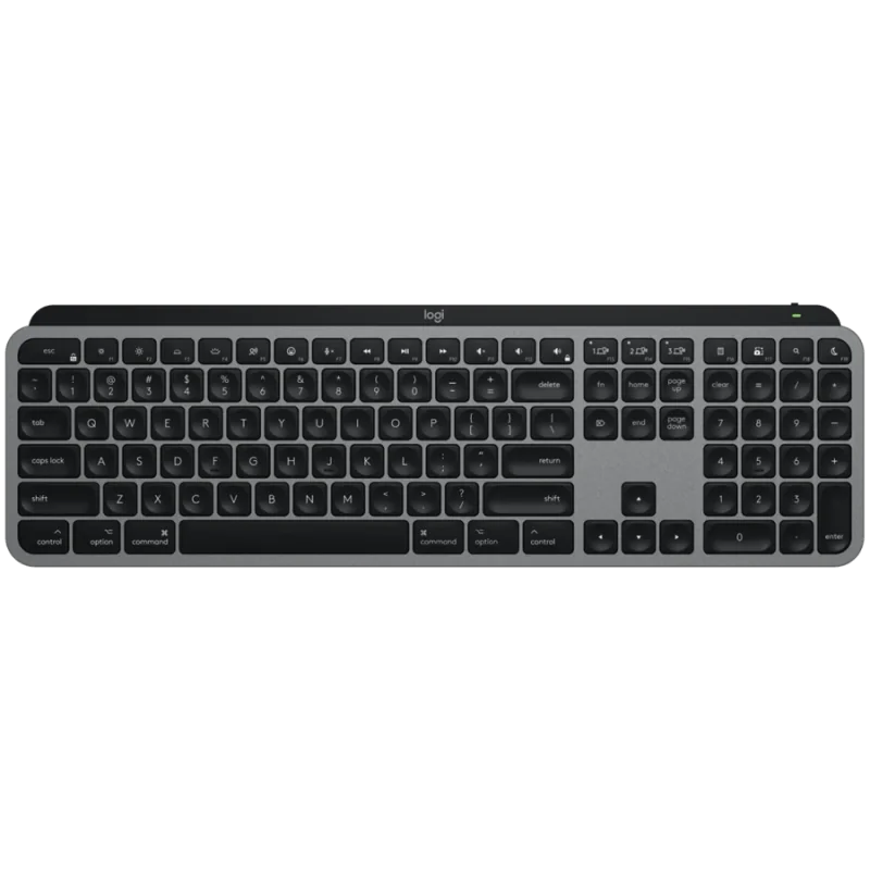 LOGITECH MX Keys S for Mac - SPACE GREY - US INT'L - BT - EMEA28-935 - 1