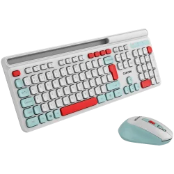 CANYON HSET-W5 EN Keyboard+Mouse AAA+AA Wireless White - 11