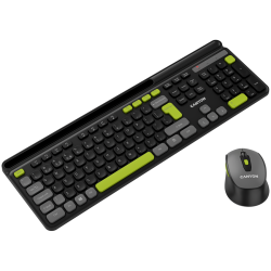 CANYON HSET-W5 EN Keyboard+Mouse AAA+AA Wireless Black - 10