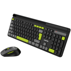 CANYON HSET-W5 EN Keyboard+Mouse AAA+AA Wireless Black - 12