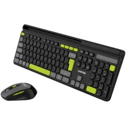 CANYON HSET-W5 EN Keyboard+Mouse AAA+AA Wireless Black - 12
