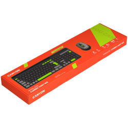 CANYON HSET-W5 EN Keyboard+Mouse AAA+AA Wireless Black - 14