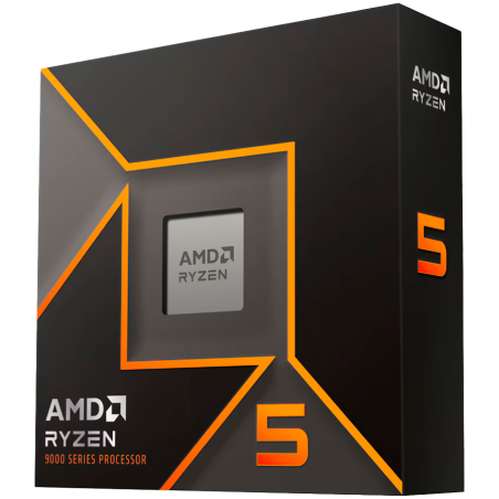 AMD CPU Desktop Ryzen 5 6/12T 9600X (3.9GHz/5.4GHz,38MB,65W,AM5) MPK, with Radeon Graphics and Wraith Stealth cooler - 1
