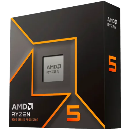 AMD CPU Desktop Ryzen 5 6/12T 9600X (3.9GHz/5.4GHz,38MB,65W,AM5) MPK, with Radeon Graphics and Wraith Stealth cooler - 1