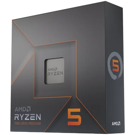 AMD CPU Desktop Ryzen 5 6C/12T 7600X (4.7/5.0GHz Boost,38MB,105W,AM5) box, with Radeon Graphics - 1
