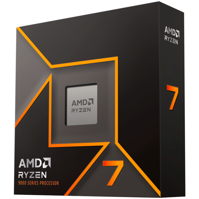 AMD CPU Desktop Ryzen 7 8/16T 9700X (3.8GHz/5.5GHz,40MB,65W,AM5) box, with Radeon Graphics - 1