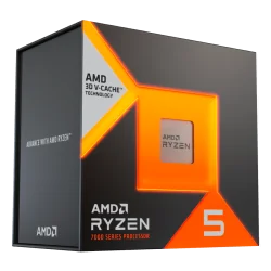 AMD CPU Desktop Ryzen 5 6C/12T 7500X3D (4.5GHz,102MB,65W,AM5) box, with Radeon Graphics - 1