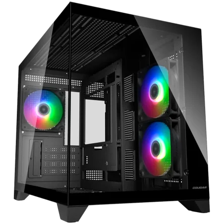 COUGAR FV150 Mini RGB PC Case, Mid tower, Black - 1