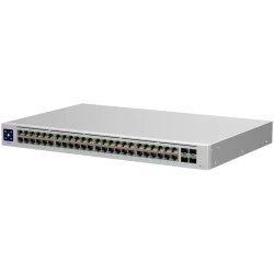 Ubiquiti USW-48 48-port, Layer 2 switch, 48 x GbE ports, 4 x 1G SFP ports, Fanless, silent cooling, ESD/EMP protection, 1.3" tou