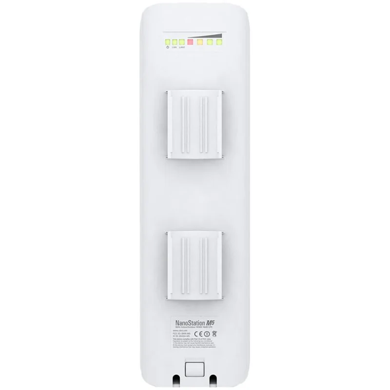 Ubiquiti NanoStation NSM5, 5 GHz, 150+ Mbps, range 15+ km, 16.1 dBi, Pole Mounting kit included, Power method - Passive Power ov