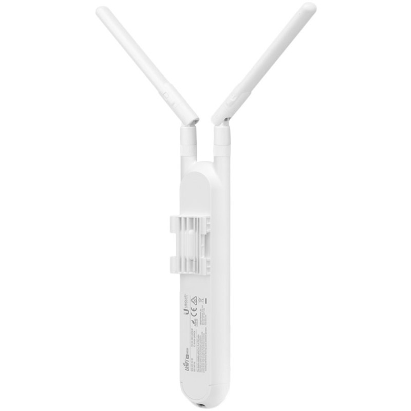 Ubiquiti UniFi Indoor/Outdoor AP, AC Mesh,2x2 MIMO,300 Mbps(2.4GHz),867 Mbps(5GHz),Passive PoE,24V,2 External Dual-Band Omni Ant
