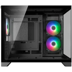 COUGAR FV150 Mini RGB PC Case, Mid tower, Black - 4