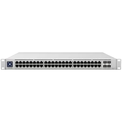 Ubiquiti Enterprise Layer 3, PoE switch with (48) 2.5GbE, 802.3at PoE+ RJ45 ports and (4) 10G SFP+ ports - 2