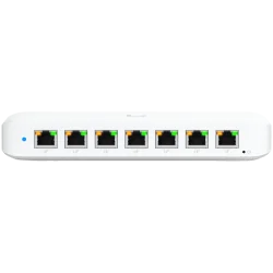 Ubiquiti USW-Ultra-210W-EU compact, Layer 2, 8-port GbE PoE switch with versatile mounting options, 7x GbE PoE+ output ports, Gb