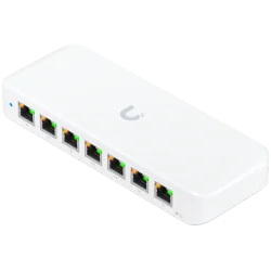 Ubiquiti USW-Ultra-210W-EU compact, Layer 2, 8-port GbE PoE switch with versatile mounting options, 7x GbE PoE+ output ports, Gb