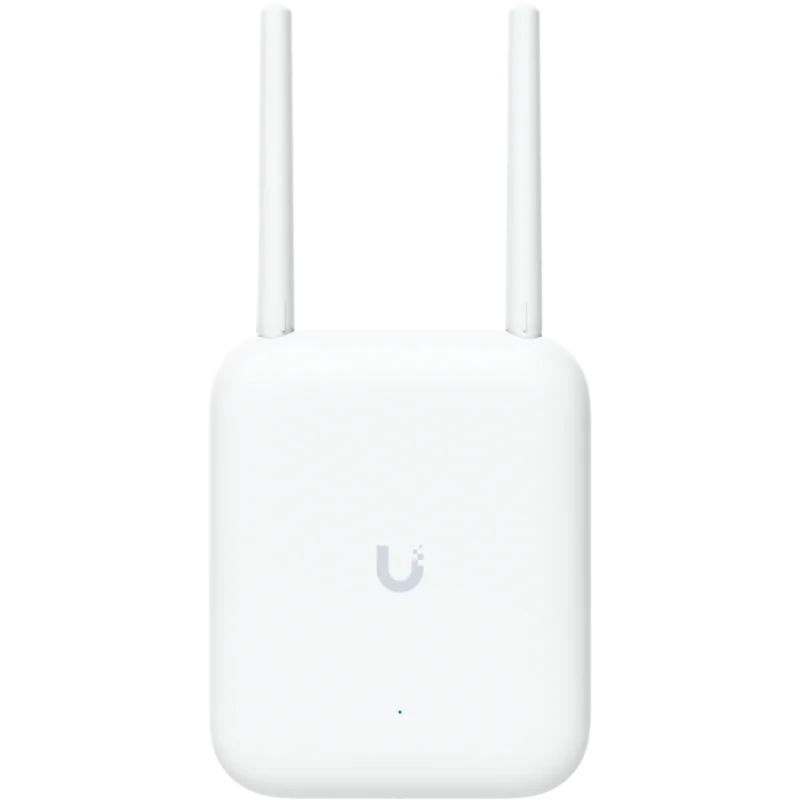 Ubiquiti U7-Outdoor All-weather WiFi 7 AP with 4 spatial streams, an integrated directional super antenna, and versatile mountin