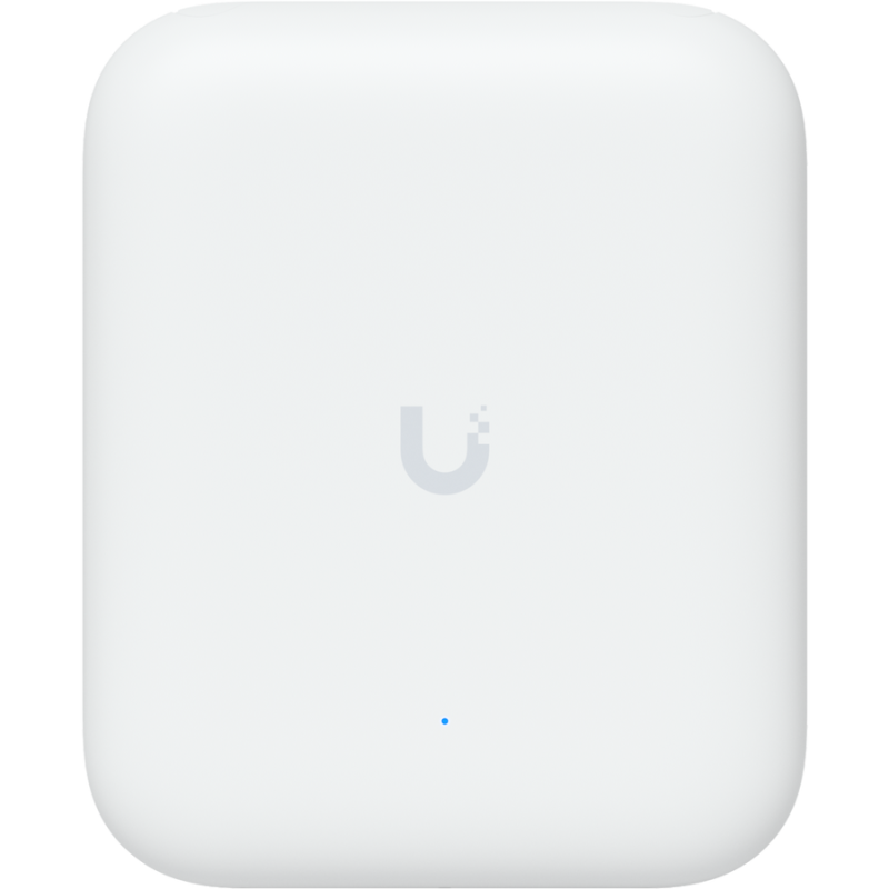 Ubiquiti U7-Outdoor All-weather WiFi 7 AP with 4 spatial streams, an integrated directional super antenna, and versatile mountin