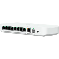 Ubiquiti switch USW-Flex-2.5G-8-EU 8-port 2.5 GbE ports, 10 GbE PoE+ input port for power / SFP+ port combo - 6