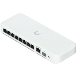 Ubiquiti switch USW-Flex-2.5G-8-EU 8-port 2.5 GbE ports, 10 GbE PoE+ input port for power / SFP+ port combo - 9