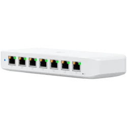 Ubiquiti USW-Ultra-60W Layer 2, 8-port GbE PoE switch: 7x GbE PoE+ output ports, GbE port with optional PoE++ input - 6