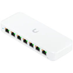 Ubiquiti USW-Ultra-60W Layer 2, 8-port GbE PoE switch: 7x GbE PoE+ output ports, GbE port with optional PoE++ input - 7