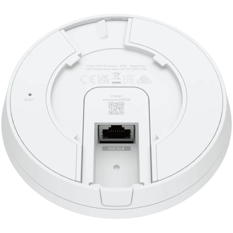 Ubiquiti UVC-G5-Dome-3 Next-gen 2K HD PoE ceiling camera with enhanced dynamic range and low-light performance - 1