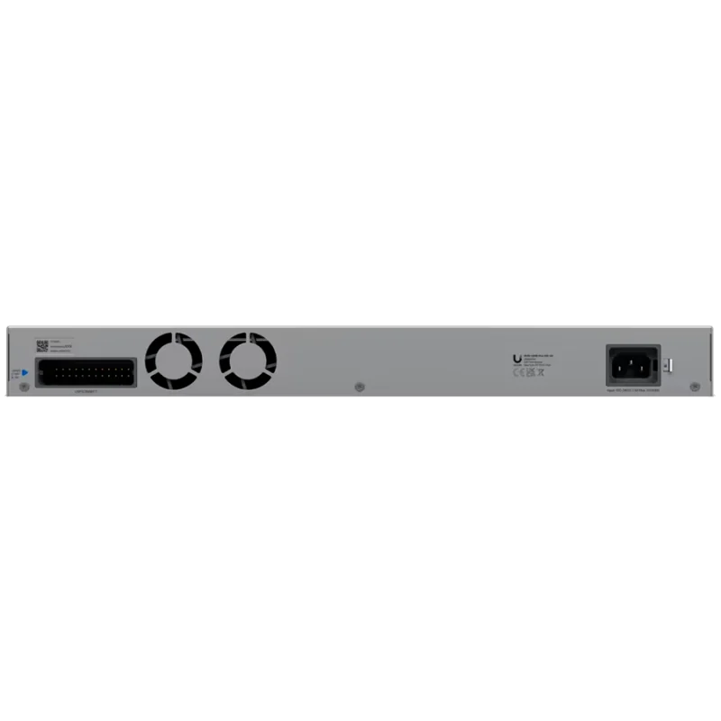Ubiquiti Layer 3 Etherlighting switch USW-PRO-HD-24-EU, (22) 2.5 GbE, (2) 10 GbE ports, (4) 10G SFP+ ports. DC power backup read