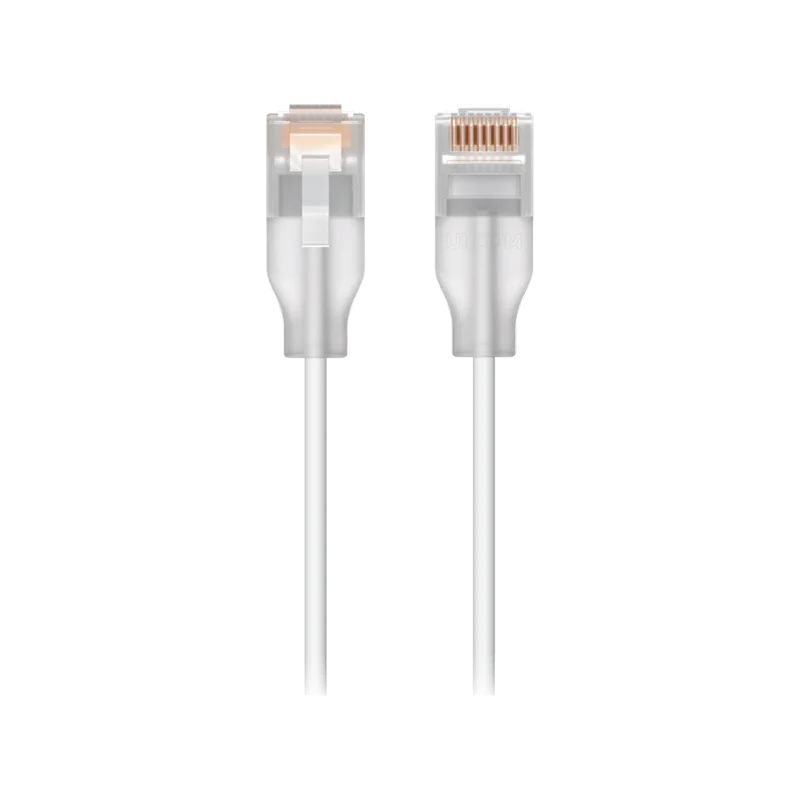 Ubiquiti UACC-Cable-Patch-EL-0.15M-W UniFi Etherlighting Patch Cable, Translucent booted RJ45 for optimal Etherlighting brightne